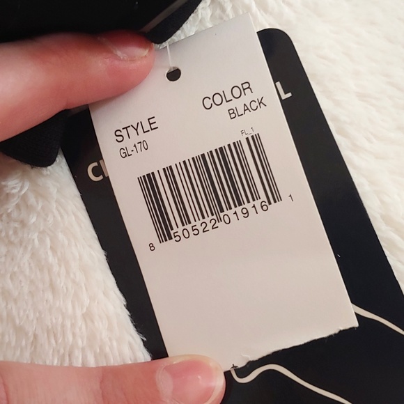 NWT Charlotte Daniel black tech touch gloves M/L - Picture 5 of 7